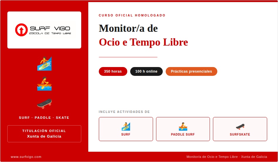 Curso de Monitor/a de Ocio e Tempo Libre